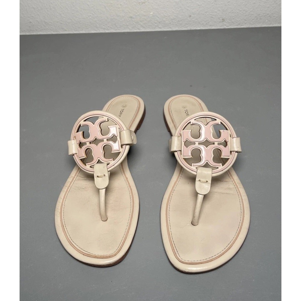 Tory Burch Metal Miller Sandals Women's 8.5